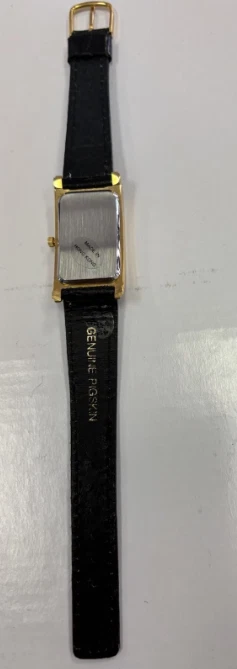 RELOJ DE CUARZO VINTAGE ESTILO TANQUE CARTIER ART DECO AÑOS 50 MODA EN MUY BUENA CONDICIÓN CORREA NUEVA Foto 3 de 3