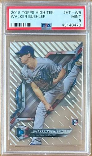 2018 Topps High Tek WALKER BUEHLER #HT-WB PSA 9 Rookie