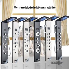 Edelstahl Duschpaneel Regendusche Massage Duscharmatur Duschsäule Duschset