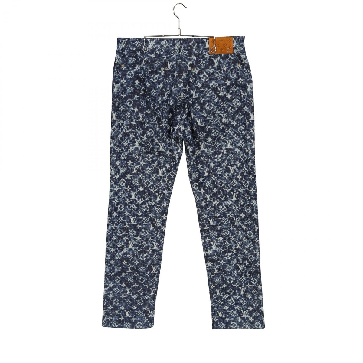LOUIS VUITTON Monogram Denim pants RM232M ZO9 HPD15W cotton LOUIS VUITTON Monogram Denim pants RM232M ZO9 HPD15W cotton