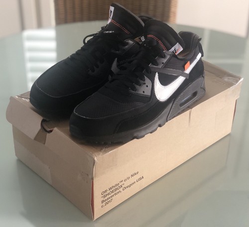 White Virgil Abloh Nike Air Max 90 
