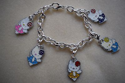 Kitty Bettelarmband Kitsch versilbert