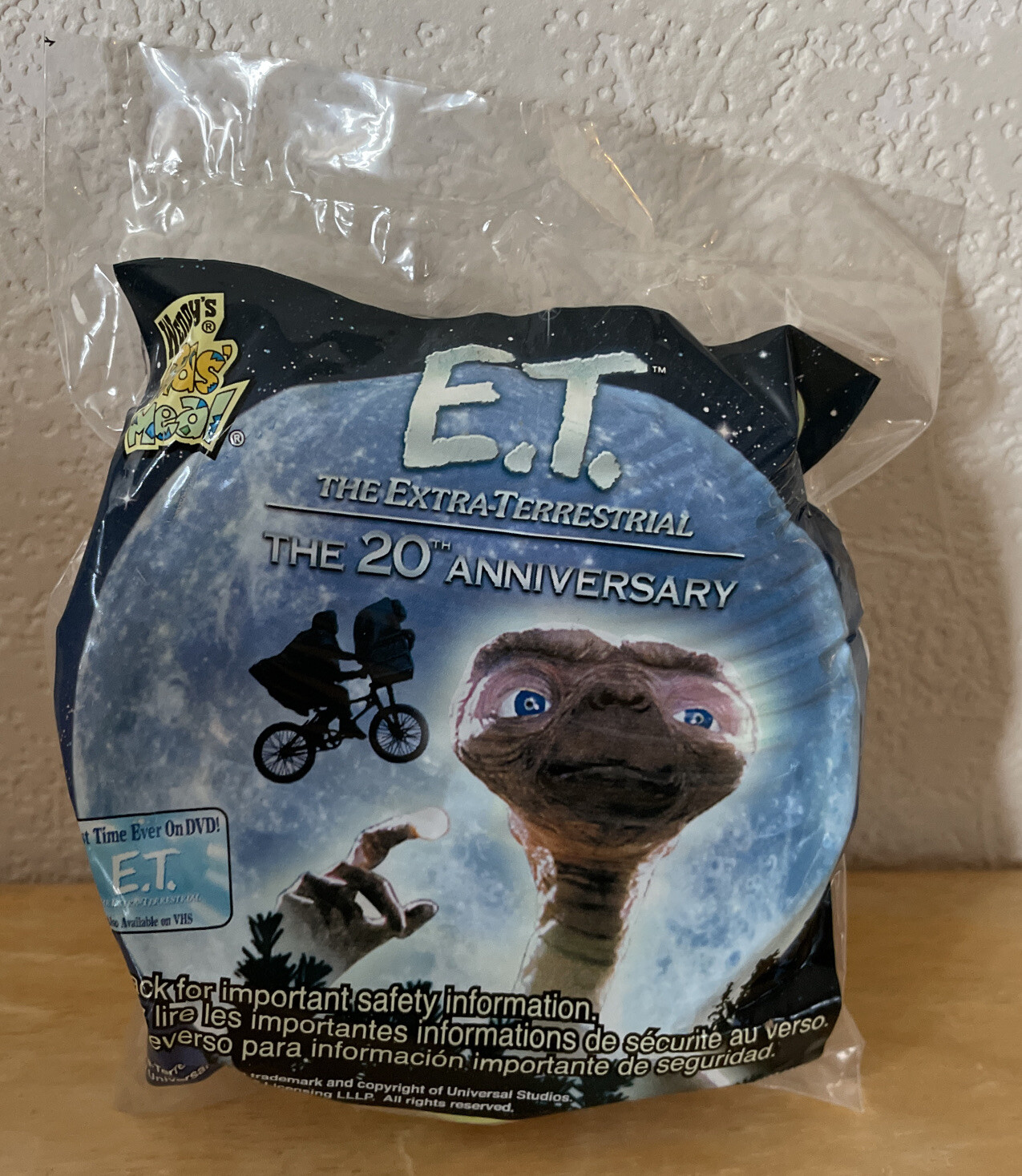2002 Wendy's Kids Meal Puzzle 20th Anniversary E.T.