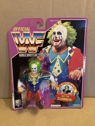 WWE/WWF Hasbro Doink the Clown Mint on Card MOC Pu...