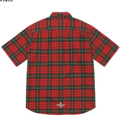 Supreme UNDERCOVER S/S Flannel Shirt Red Plaid Size Large ready to