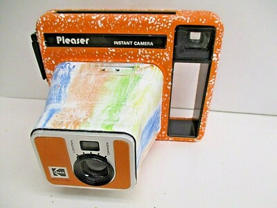 Vintage Hand Painted Polaroid Pleaser Camera Photography Camera Prop  decor