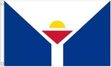 St Maarten Polyester 5'x3' Flag