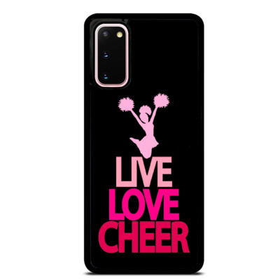 Live Love Cheerleader Case Cover For Samsung Galaxy S23 S22 Plus Ultra S21+ S20