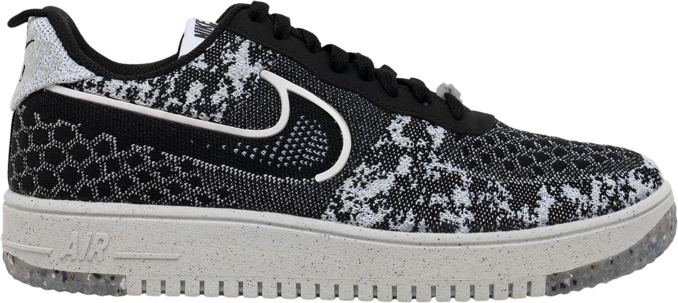 Nike Air Force 1 Crater Flyknit Next Nature Black White for