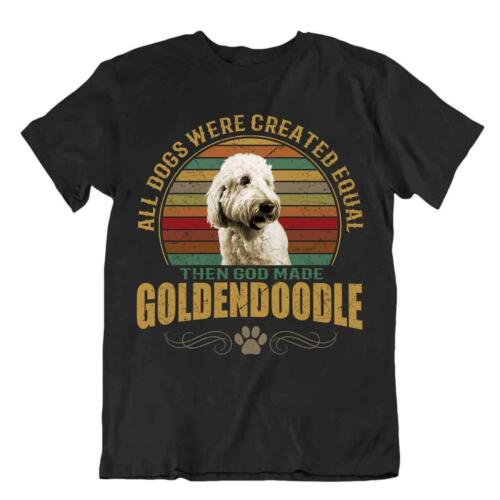 T-Shirt Chien Goldendoodle Mignon Cadeau Cool Pour Des Animaux De Compagnie Ami - Photo 1 sur 8