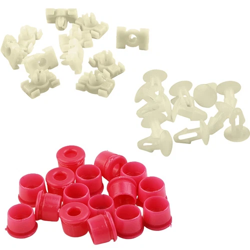 Türdichtung Streifentrim-Clips 52pcs Schellen Für Mercedes Benz W123 Kunststoff - Bild 3 von 17