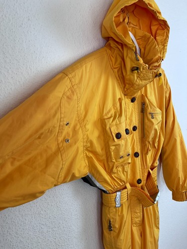 Amazing Rare BOGNER Markus Wasmeier Multi Pocket Cargo Ski Suit Yellow Size 40 - Picture 20 of 24