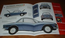 1970 Lancia Fulvia 1.6 Hf Original Imp Brochure Poster Specs Info 70 69 1970 Lancia Fulvia 1.6 Hf Original Imp Brochure Poster Specs Info 70 69