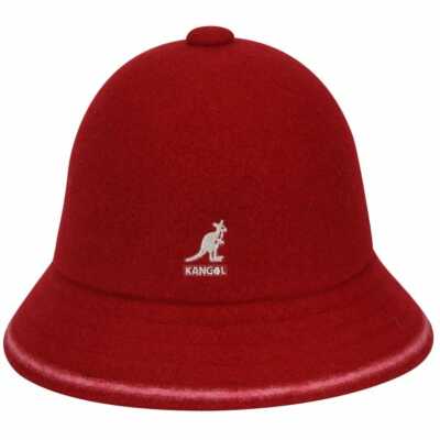 Wool Stripe Casual Bucket Hat Cap 
