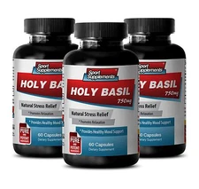 Boost Proper Digestion Caps - Holy Basil Extract 745mg - Tulsi Holy Basil 3B