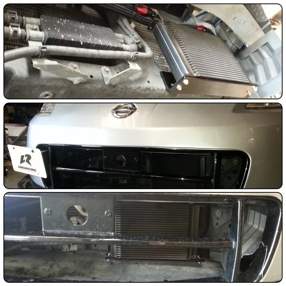 30 Row Bolt On Oil Cooler Kit Fit Nissan 0308 350z Fairlady 0917 370z