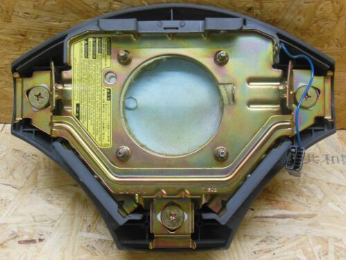 1999 2001 JDM TOYOTA VITZ SCP10 GRAY STEERING WHEEL W CENTER COVER OEM - Picture 7 of 12