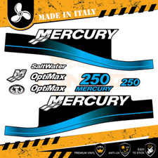 Decalcomania Adesivi Motore Fuoribordo Mercury 250 cv - Optimax A