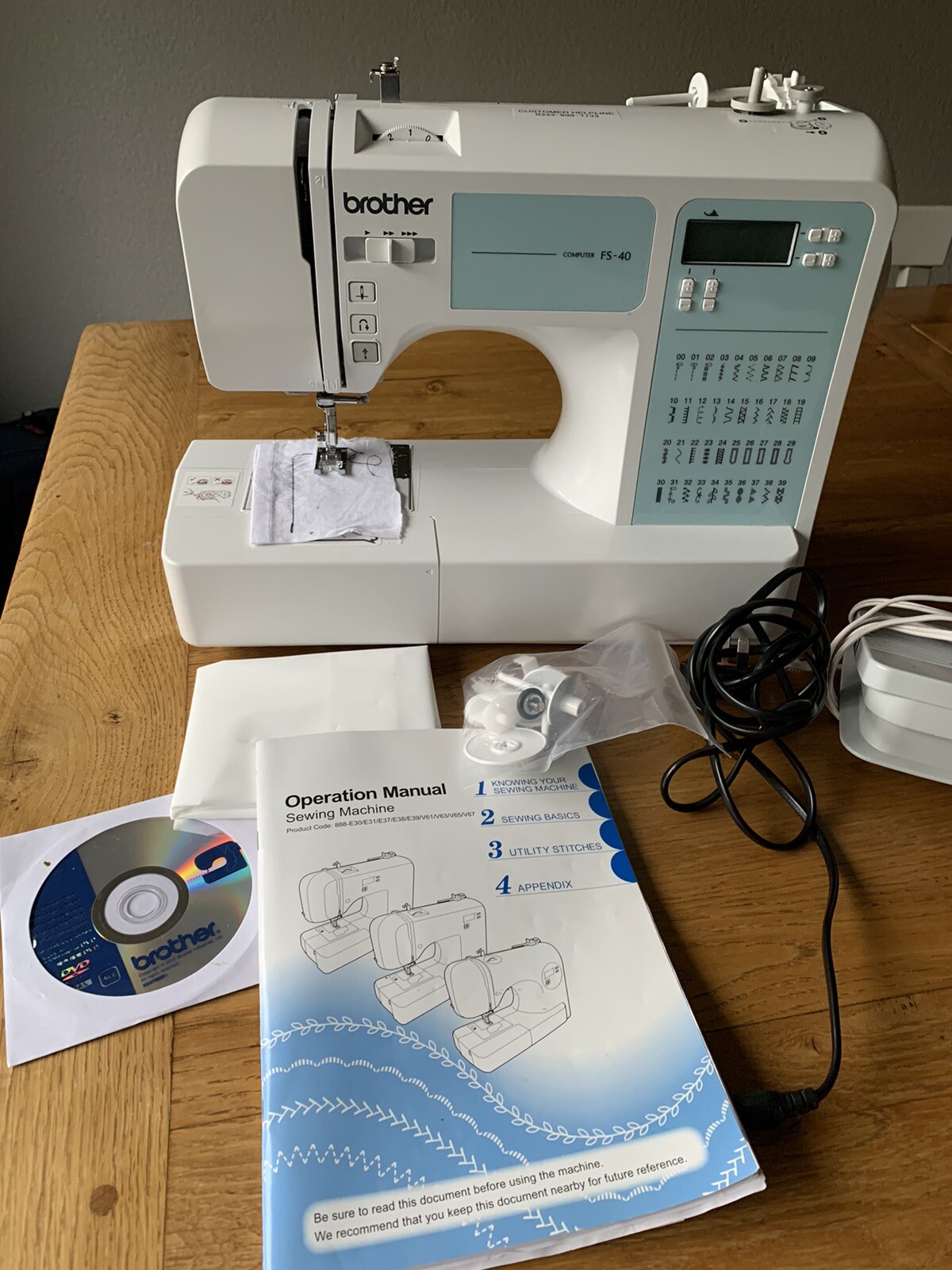 brother FS40 computerised sewing machine eBay