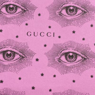 GUCCI ピンク 星柄 A5ノート GUCCI Notebook Notepad memo Pink Eyes | eBay