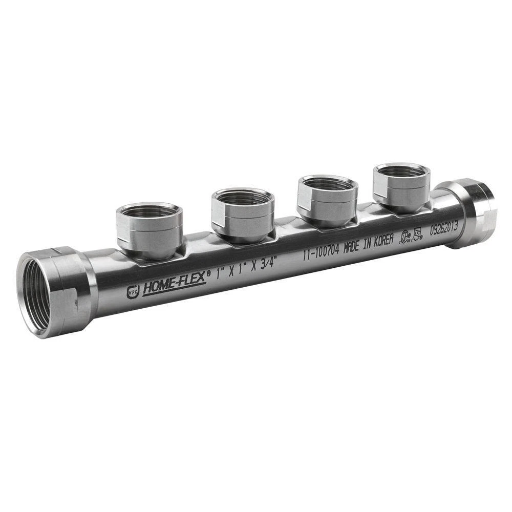 CSST Stainless FIPT Manifold HomeFlex Steel Propane Pipe 1 in. x 1 in. x  3/4 in. 744759784605 | eBay