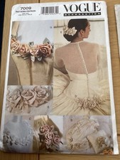 2001 Vintage Original Vogue Sewing pattern 7009 Wedding Accesories UNCUT FreeP&P
