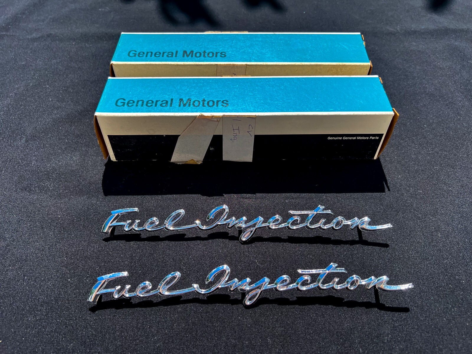 19581961 Chevrolet Corvette Fuel Injection Emblem NOS OEM 3746457 New