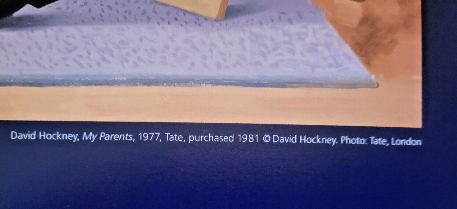 DAVID HOCKNEY - AFFICHE ORIGINALE EXPOSITION - NATIONAL GALLERY LONDON - 2024 image 7