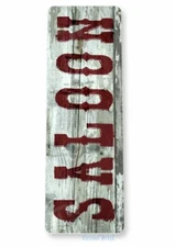 SALOON 11X4 TIN SIGN BAR PUB BREWING COMPANY BEER SAM HOUSTON GHOST TOWN CA NV