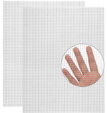 Upgraded 2Pack Mesh Screen Crimped 304, 5 Mesh 11 X 14.2 Inch, Not Easy Falling