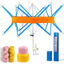 Yarn Swift, Yarn Umbrella Swift for Crocheting, Holder for Skeins Flexible Li...