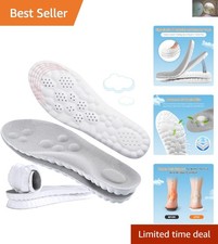 Soft Memory Foam Insoles with Arch Support - US M 7.5-10.5 for Foot Pain Relief