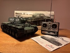 Soviet RC Tank - Heng Long 1/16 Ehkranami KV-1's plastic ver with BB and smoke