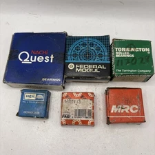 Lot Of 6 Assorted Bearings Of Various Brands And Types 