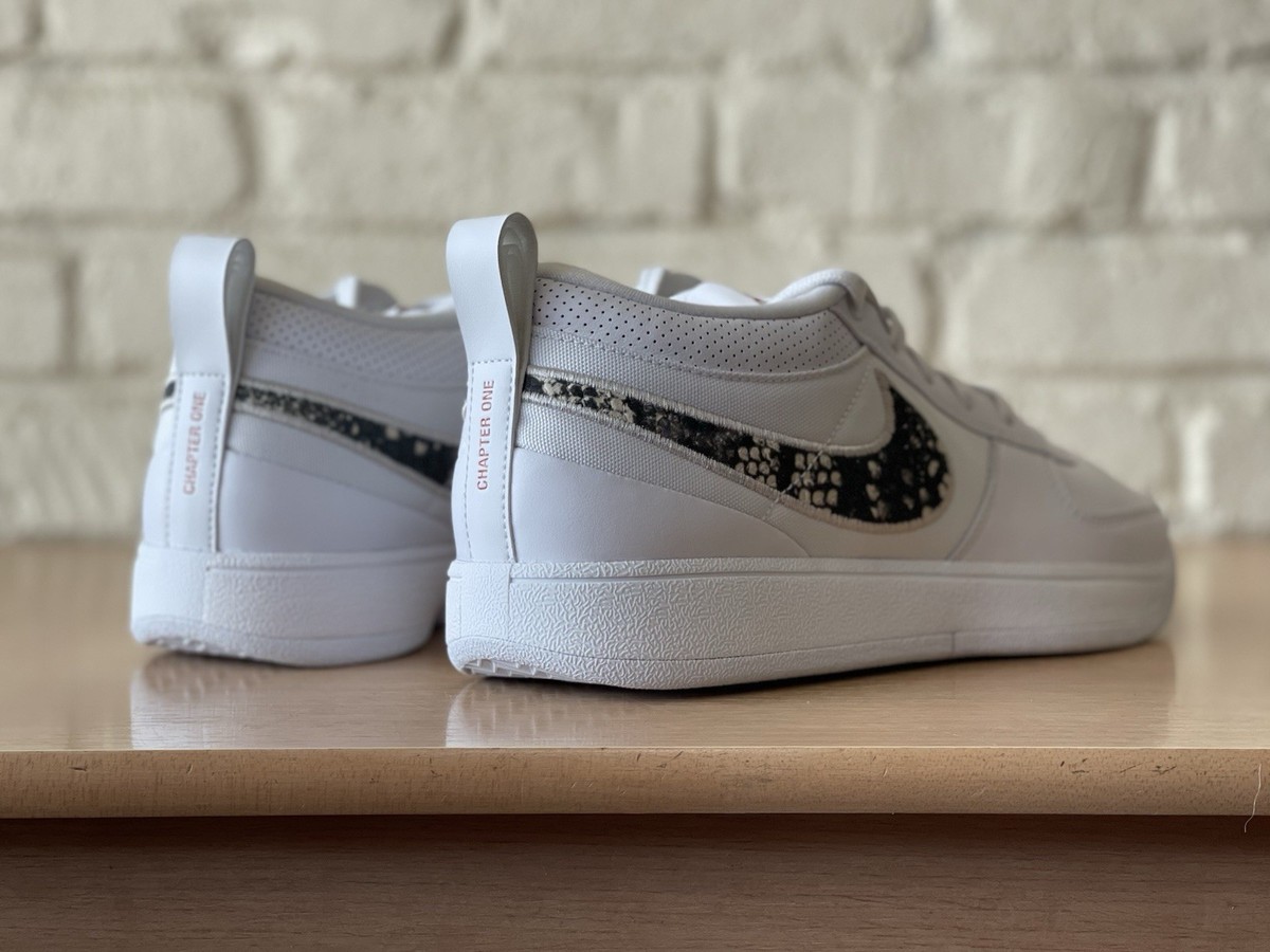 Nike Book 1 'Rattlesnake' Men Size 12 Basketball White Light