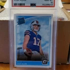 2018 Panini Donruss Optic Rated Rookie Josh Allen Bills #154 RC PSA 10