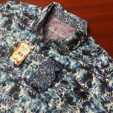 Robert Graham Flemming Classic Fit Shirt Mens Medium Flip Cuff Button Up NWT 198