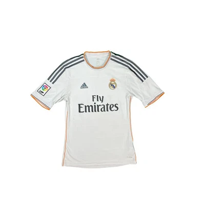 Maillot football vintage domicile Real Madrid #11 Bale saison 2013-2014 - Photo 1/4