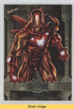 2024 Skybox Marvel Metal Universe Avengers High Series Gold Iron Man READ 0nr3