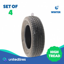 Set Of 4 Used 21570r16 Firestone Weathergrip 100h - 8.5-932 Set Of 4 Used 21570r16 Firestone Weathergrip 100h - 8.5-932