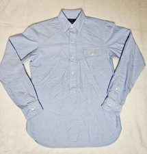 Polo Ralph Lauren Classic Fit Oxford Popover Shirt XS flap pocket ivy