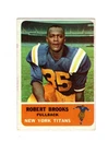 1962 Fleer ROBERT BROOKS RC ROOKIE #56 VG/EX (READ)--Titans (Jets)!!
