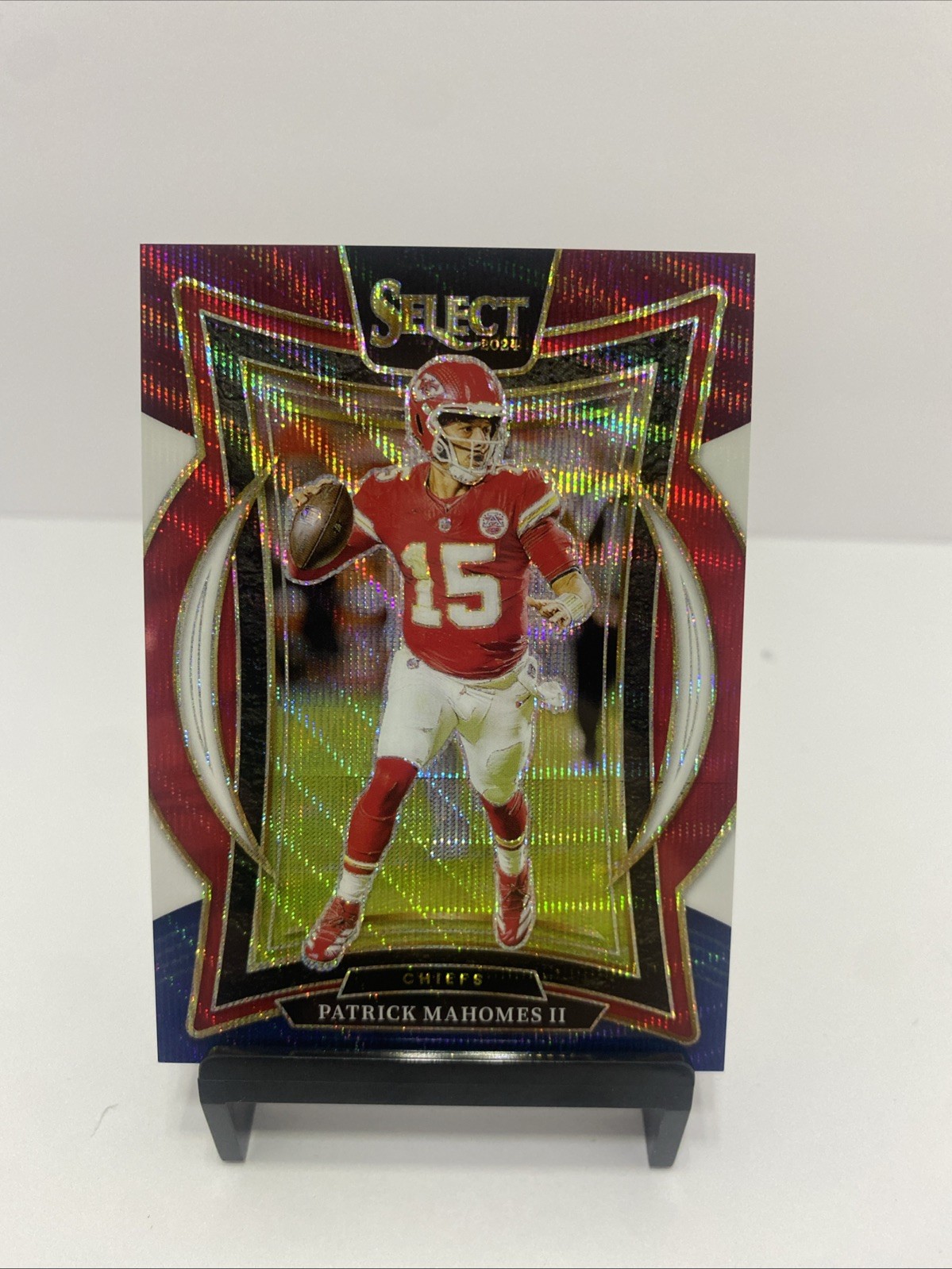 2024 Panini Select - Concourse Patrick Mahomes II #33 Tri-Color Prizm /299