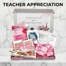 Teacher Appreciation Gift for Her Letterbox Pamper Hamper Self Care Relaxation