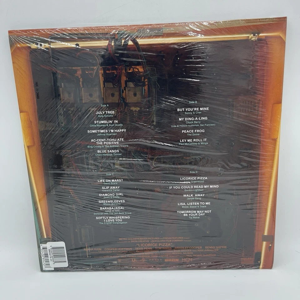 Licorice Pizza Motion Picture Soundtrack Indie Limited Ed 2-LP Red Vinyl New - Image 2 of 2