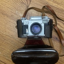 Zeiss Ikon Contax IIIa Film Camera Sonnar 50mm F1.5 with case all functions