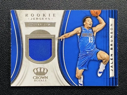 2018-19 Panini Crown Royale Jalen Brunson Rookie Jerseys RC Mavericks