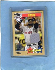 2022 Topps - 1987 Topps Baseball All-Star Relics David Ortiz #87ASR-DO Red Sox