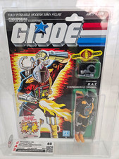 Hasbro G.I. Joe Cobra B.A.T. Android Trooper Action Figure AFA 85 Cert 10169483 image