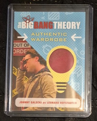 The Big Bang Theory Staffel 6 & 7: Authentische Garderobe Kostümkarte - Leonard M09